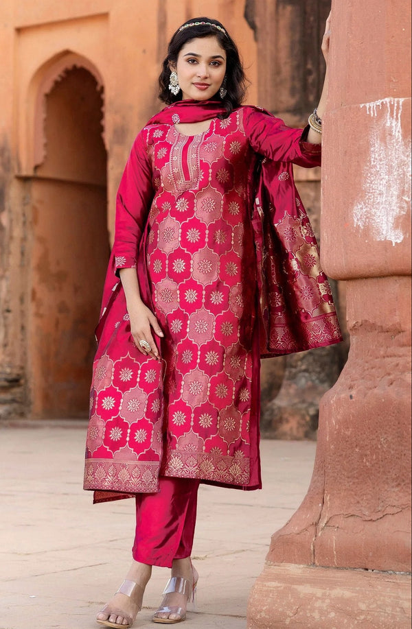 Pink Maharaja Suit