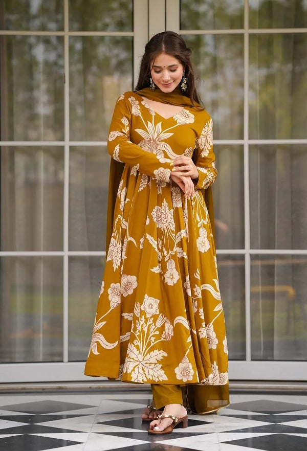 Mustard Vaani Suit