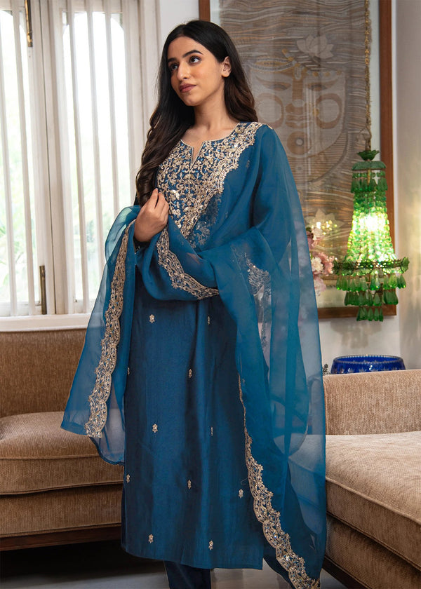 Cerulean Aashiqui Suit
