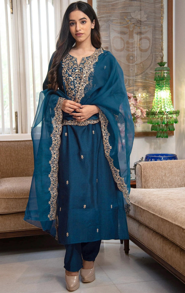 Cerulean Aashiqui Suit